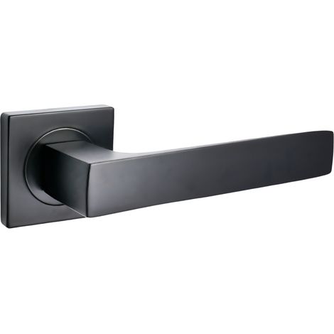Domino-Türgriff für Innentüren, Quadrado-QR, schwarz, modern (1/5)