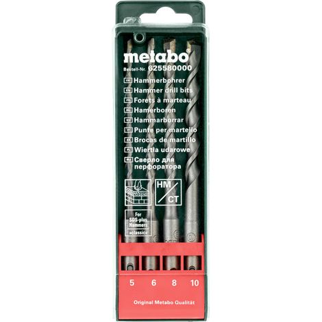 Metabo Hammerbohrer-Set SDS-plus-Kassette SP 4-teilig (1/5)