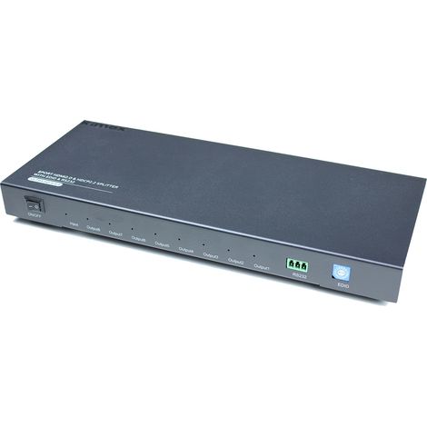 Splitter HDMI2.0 & HDCP2.2, 1 entrée-8 sorties, EDID, RS232, 4K60Hz (1/3)