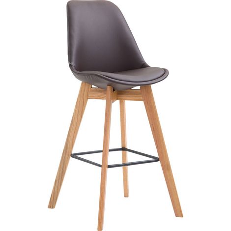 Barhocker Metz Kunstleder braun natura (1/5)