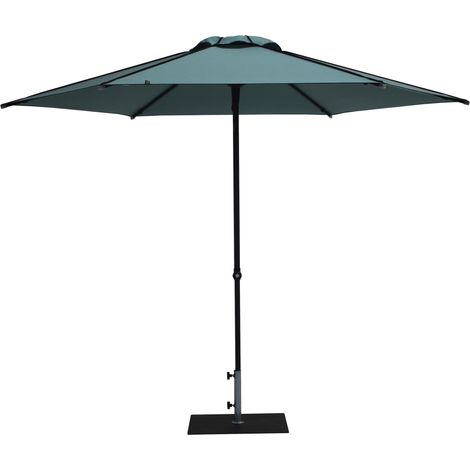 Ombrellone da Giardino Ø3 m Palo Ø38 mm in Alluminio Tessuto Dralon Acrilico Border Aguademar (1/5)