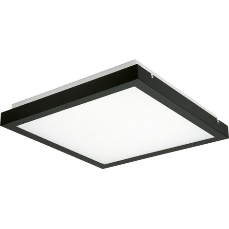 TYBIA - 38W - Sensore di movimento - 410x410mm - Nero (1/5)