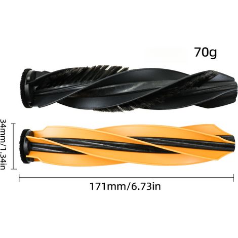 Accessori per aspirapolvere robot Dreame X40/X50 Pro Enhanced Edition, tra cui una coppia di spazzole a rullo per l'S50 Pro, spazzole a rullo di ricambio e parti di ricambio per l'aspirapolvere robot. (1/2)