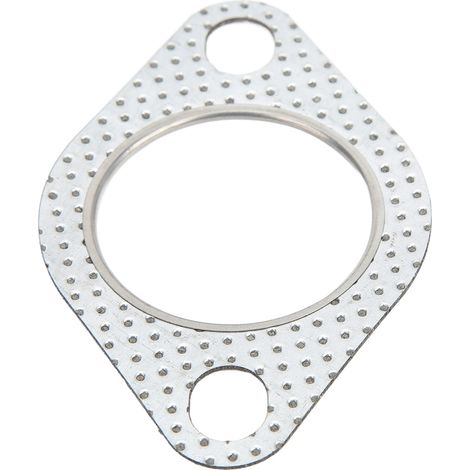 Joint de culasse bride échappement 1,75 pouce, 2 boulons, acier perforé universel pour coudes turbo et tuyaux de descente (1/5)