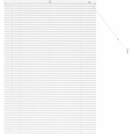Maison Exclusive - Tendaggi a veneziana Bianco 130 x 85 cm Alluminio