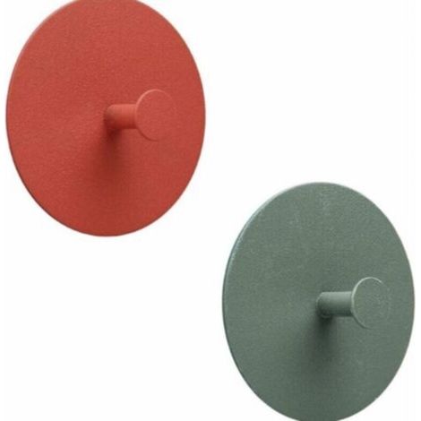 Set of 2 wall hooks, self-adhesive, no drilling required, towel rack, door hooks, wall hooks, stainless steel, suitable for bathroom, etc.