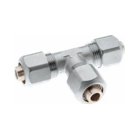Tee/Raccordo Tee 3 Dadi Ø20 Multistrato A Stringere Completo Di Kit