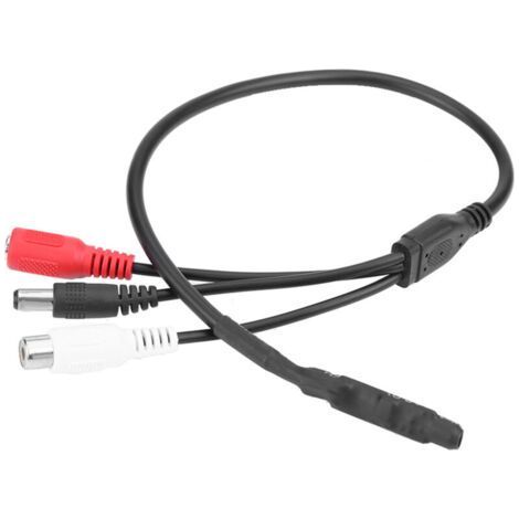 High sensitivity mini microphone for audio capture from CCTV and DVR security cameras. (1/5)