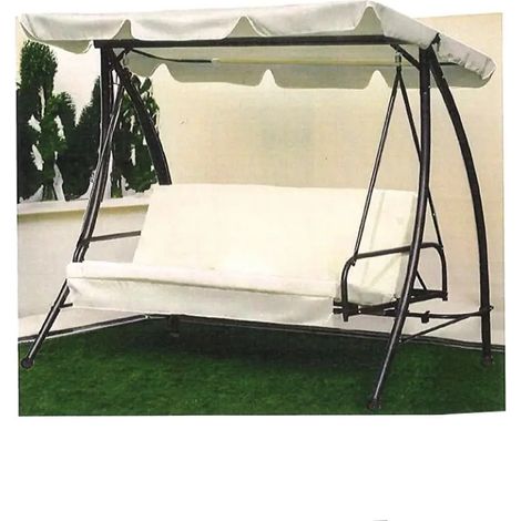Beiges Kissen-Set für 3-Sitzer Hängesessel