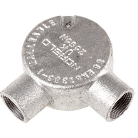 Raccord de gaine RS PRO, taille 25mm en Acier