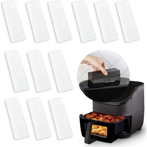 Paquet de 12 filtres de remplacement pour friteuse à air instantanée Vortex Plus 6QT avec ClearCook et OdorErase, (1/5)