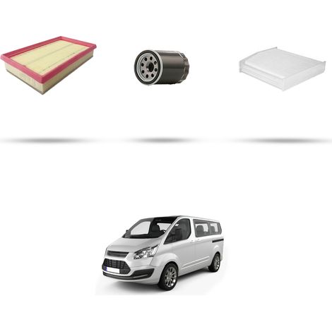 Kit tagliando 3 filtri compatibile con Ford Tourneo Custom 2.0 EcoBlue mHEV 110kw dal 2022 (1/4)