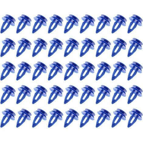 The Lord of the Tools 50x Attaches de Clip Garniture Voiture LR027255 Fixations Moulage de Passage Roue Avant en Plastique Bleu Compatible pour Range Rover Evoque (1/5)
