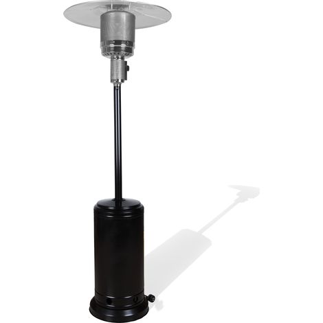 Fungo Riscaldante a Gas 1.4 kW Struttura Acciaio Nero