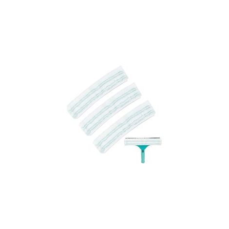 Lot de 3 Housses de Rechange pour Balai à vitres Leifheit Window et Frame Cleaner L,Largeur de 27 cm, Nettoyage Efficace et sans Traces de Fenêtres et Surfaces Lisses (1/5)