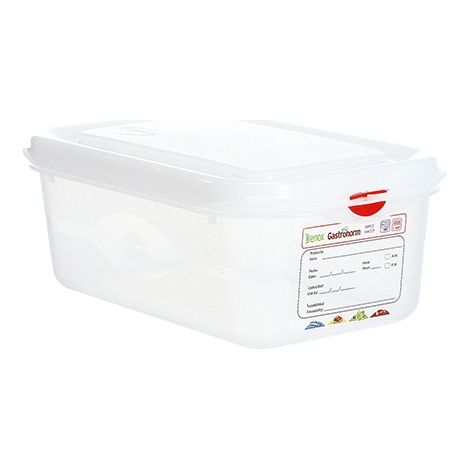 CONTENITORE PROF GASTRONOX 1/4 H100 4 CLIP COLORATO