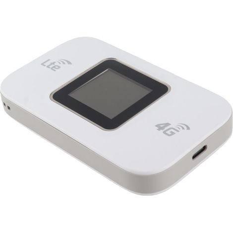 Modem WiFi 4G LTE professionnel 300 Mbps haut débit avec écran couleur, routeur WiFi mobile 4G pour téléphone portable, ordinateur portable et tablette (1/5)
