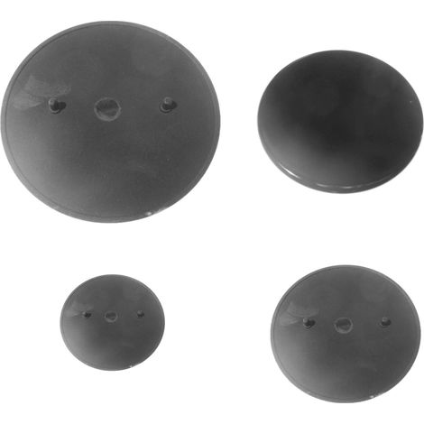 WHIRLPOOL SPARTIFIAMMA CUCINA A GAS 2 MEDI NERO LUCIDO PERNI TONDI S 2551 (1/2)
