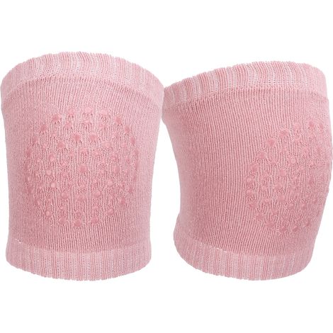 Genouillères antidérapantes pour bébé qui rampe et marche (rose) (1/5)