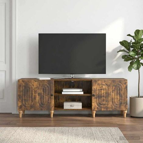 TV-Schränk Geräucherte Eiche 150 x 31 x 50 cm Holzwerkstoff (1/5)