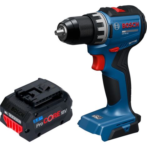 Perceuse-visseuse sans fil Bosch GSR 18V-52 Professional 18 V 70 Nm sans balais + 1 batterie ProCORE 5,5 Ah - sans chargeur (1/5)
