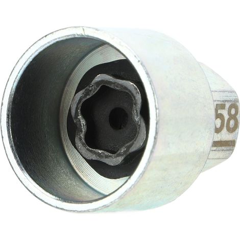 Clé antivol pour écrous de roue BMW Série 1 3 5 6 7, X1 X2 X3 X4 X5 X6, Z4, douille de remplacement 058, protection contre le vol, outil adaptateur. (1/5)