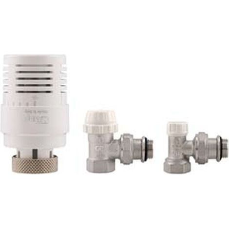 Kit valvole termostatiche ad angolo attacco f art.kit3 - Specifiche: 45507