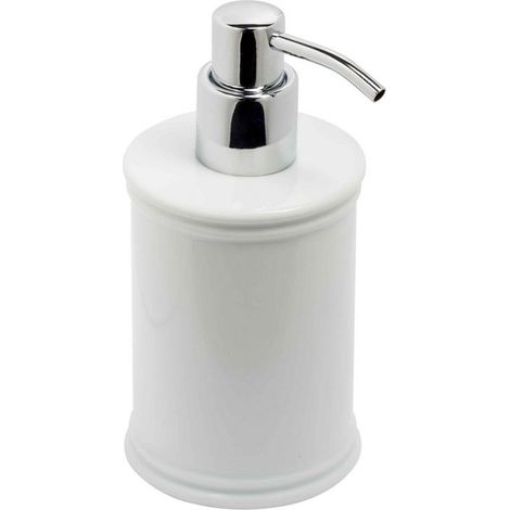 Distributeur de savon à poser blanc en porcelaine mod. impero (1/2)