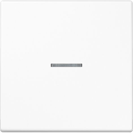JUNG HOME Taster 1fach, mit Lichtleiter, Duroplast, Serie LS, alpinweiß BT LS 17101 WW (1/5)