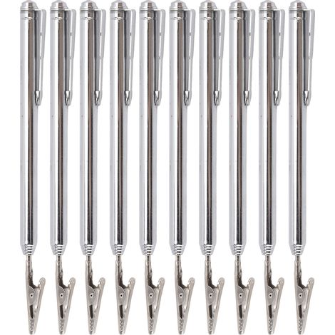Lot de 10 pinces à cafards en acier inoxydable durable, télescopiques, pour une utilisation polyvalente, idéales pour la réparation de voitures et de maisons. (1/5)