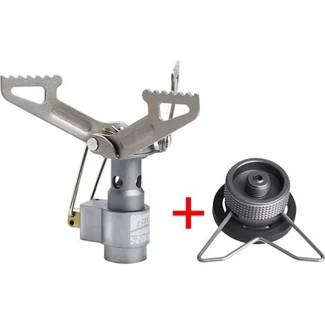 Réchaud à gaz portable ultra-léger en alliage de titane BRS pour extérieur, idéal pour les pique-niques et le camping. Brûleur de cuisson portable. (1/5)
