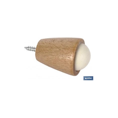 Pack mit 12 Türstopper aus Holz 40mm mit funktionalem Design