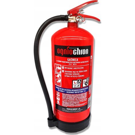 Schaum-Feuerlöscher 6 kg 6 l AB für Zuhause, Küche und Garage, hergestellt im Jahr 2024