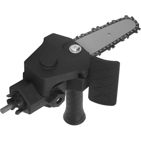 Adaptateur de conversion pour scie électrique, poignée en plastique et acier inoxydable, montage facile. Adaptateur pour perceuse électrique de 10 cm (4 pouces) vers scie pour bricolage. (1/5)