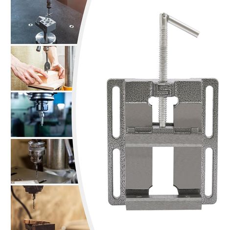 Vis mécaniques - vis de haute qualité pour ateliers, foreuses et scieuses - fonte durable et acier rond n ° 45 - facile à installer (noir) (1/5)