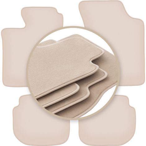 Tapis beige PREMIUM pour : Volvo 440 / 460 berline 1988-1996 (1/5)