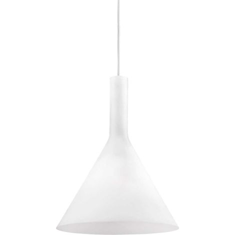 Ideal Lux Cocktail - 1 Light Small Dome Deckenanhänger Weiß, E14 (1/2)
