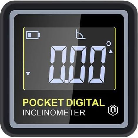 Leistungsstarker magnetischer digitaler Winkelmesser, wasserdicht, wiederaufladbar, Neigungsmesser, Wasserwaage, Messwerkzeug für Holzbearbeitungsarbeiten wie Schneiden, Schweißen oder Montage (1/5)
