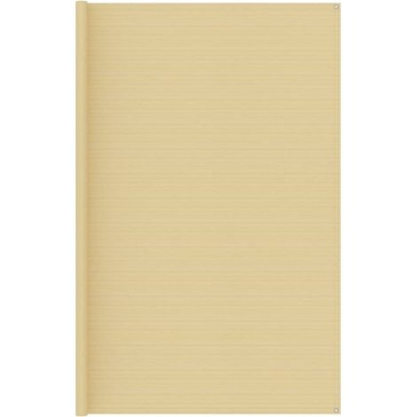 Tapis de tente Terrasse Salon Cuisine - Tapis de jardin 300x600 cm Beige BV691173 - BonneVie (1/4)