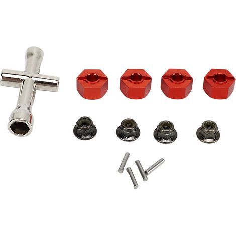 Adaptateur en Métal pour Roue Hex 17mm Traxxas Redcat HSP RC Crawler (1/5)