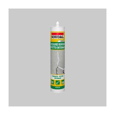 SILICONE ACRILICO EFFETTO INTONACO SOUDAL 300 ml - Bianco