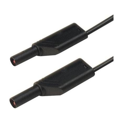 SKS Hirschmann MLS WS 50/2,5 SW cable de medida negro 0,50 m