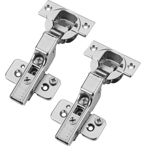 Blum Topfband 110° mit Schließautomatik inkl. Montageplatte mit Exzenterverstellung 173H7100, Mittelanschlag 71B3650, 2er Set