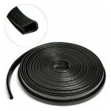 Protections Bord Portière De Voiture, 10M Protection Portiere Voiture, U Forme Portière de Voiture Joint en Caoutchouc Protecteur, pour La Porte de Voiture en Anti collision Protéger (10M, Noir) (1/4)