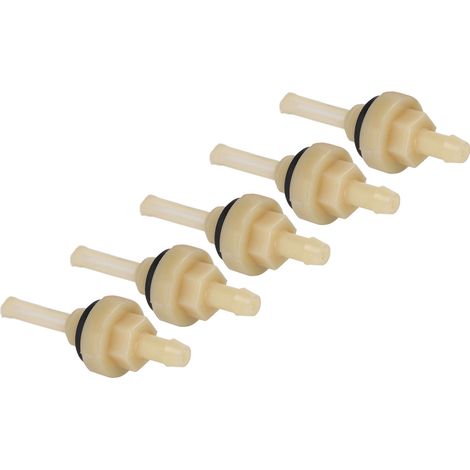 Lot de 5 filtres à carburant en plastique pour réservoir, compatibles avec les pièces de moteur à essence 168. (1/5)