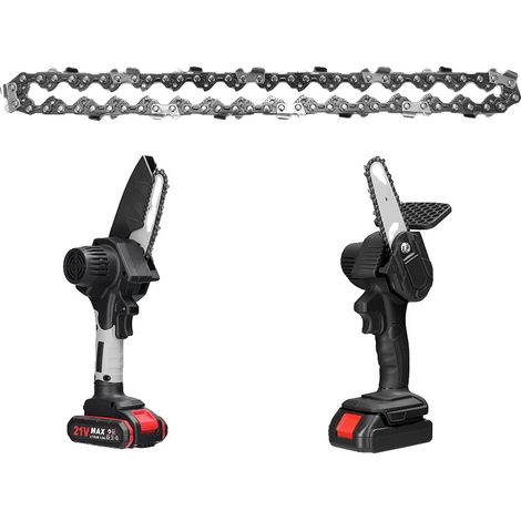 Cadena para motosierra, de acero, compatible con modelos de 6 pulgadas, cadenas de 6 pulgadas. (1/2)