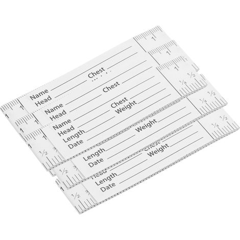 Ensemble de 10 règles mesure en papier avec échelle centimétrique (1/5)