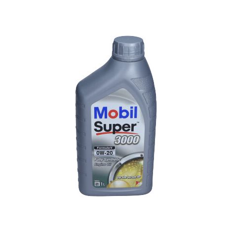 HUILE MOBIL SUPER OIL 0W20 1L FORMULE V 3000 / C5 / SN+ / 508.00 509.00 / C20 (1/2)