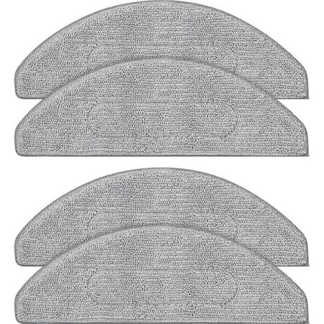 Set mit 4 wiederverwendbaren Wischpads, kompatibel mit iRobot Roomba Combo i5/i5+/j5/j5+, waschbarem Mikrofaser-Wischmopp und Kleiderzubehör-Set (1/4)