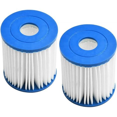 Lot de 2 filtres de rechange pour Intex, piscine 28601/28602 pour ensemble Intex Type H 29007E - Pour piscines hors sol et (1/5)